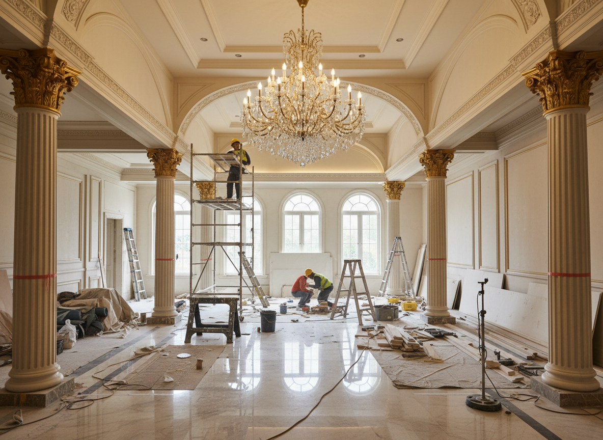 Thi Cong Noi That Biet Thu Phong Cach Chau Au 02