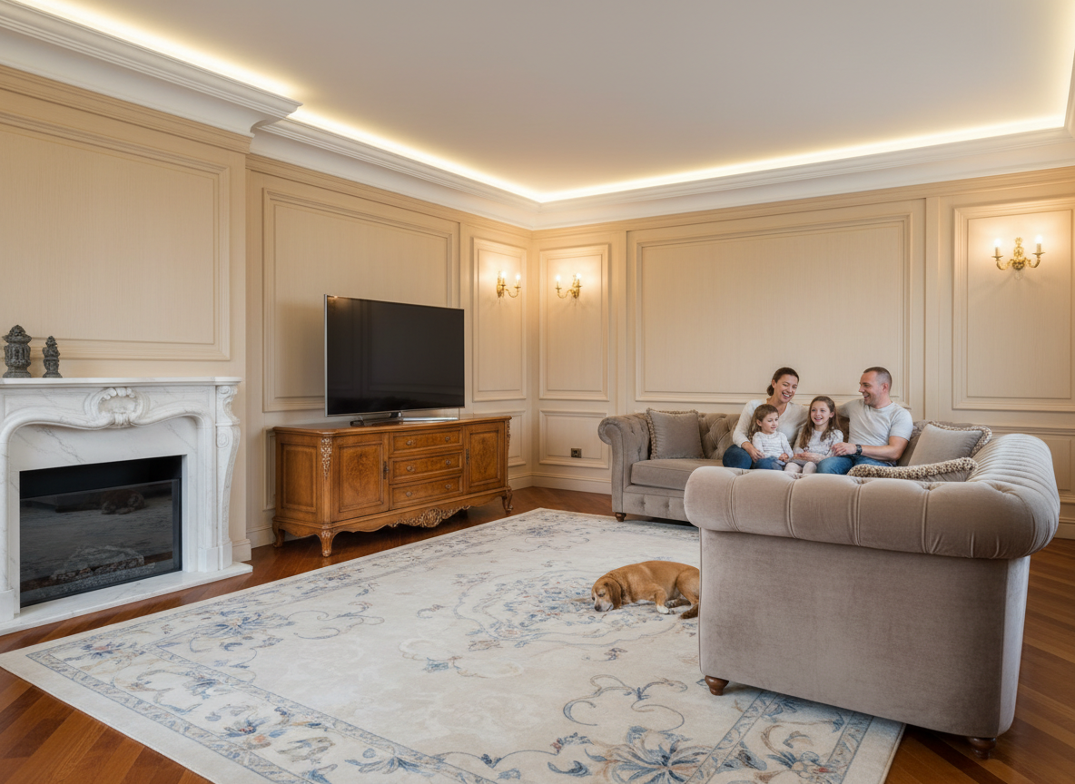 Thi Cong Noi That Biet Thu Phong Cach Chau Au 03