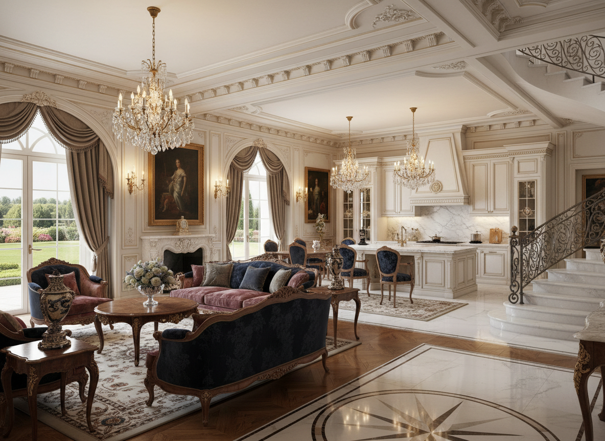 Thi Cong Noi That Biet Thu Phong Cach Chau Au 06