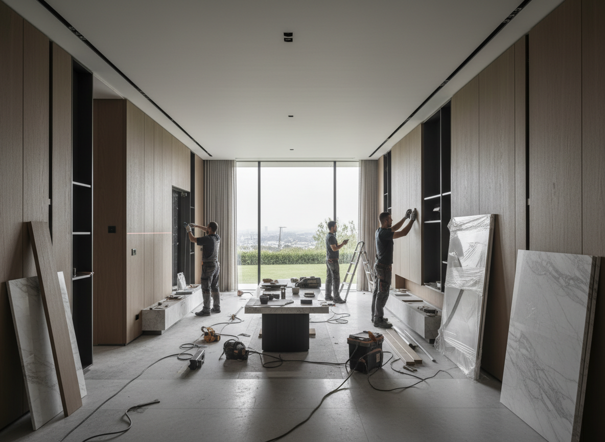 Thi Cong Noi That Biet Thu Toi Gian 04