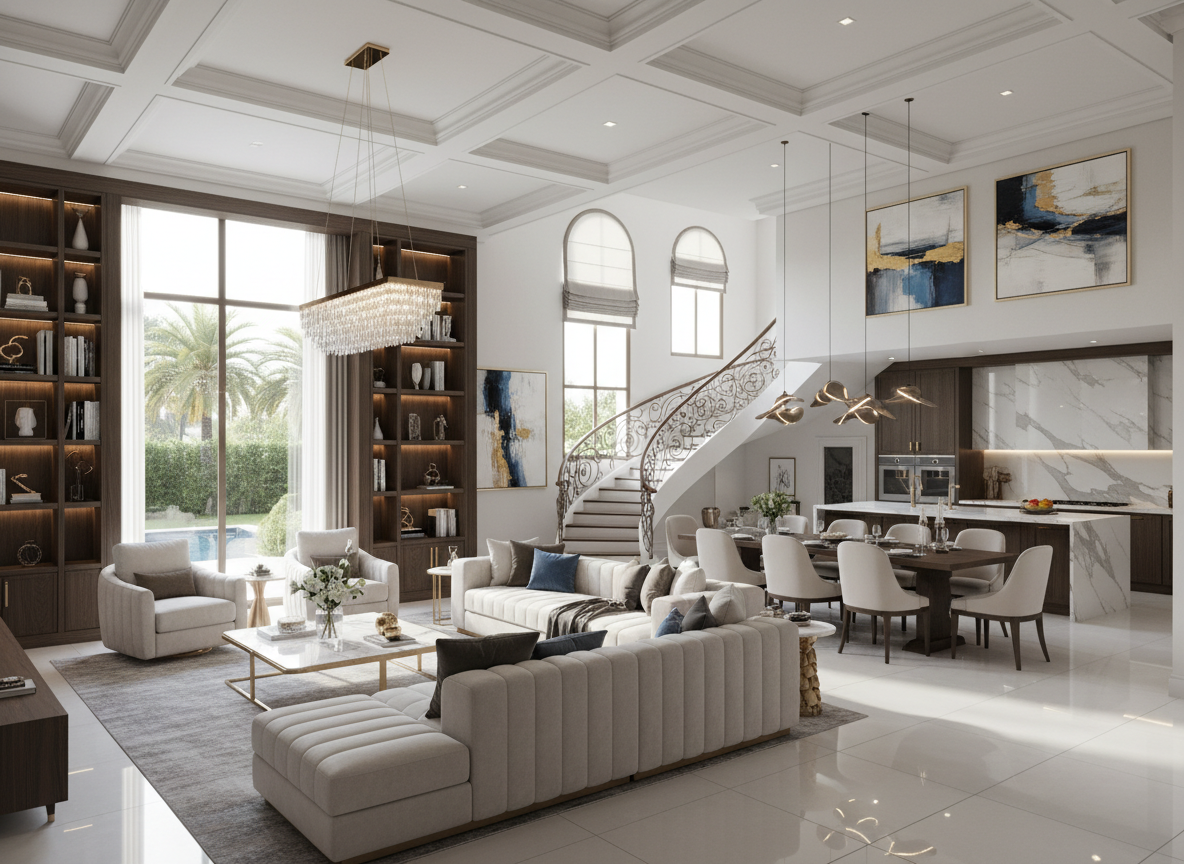 Thi Cong Noi That Biet Thu Tron Goi Gia Tot 05