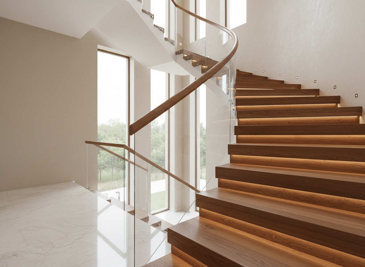 Thi Cong Noi That Cau Thang Biet Thu 05