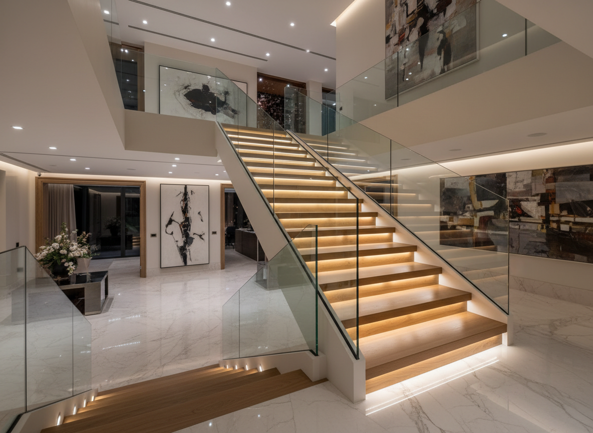 Thi Cong Noi That Cau Thang Biet Thu 07