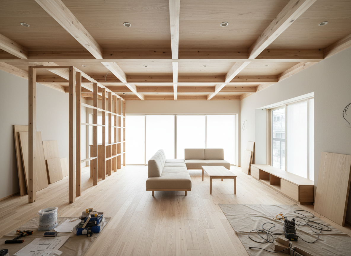 Thi Cong Noi That Chung Cu Phong Cach Nhat 01 Thi Cong Noi That Chung Cu Phong Cach Nhat 01