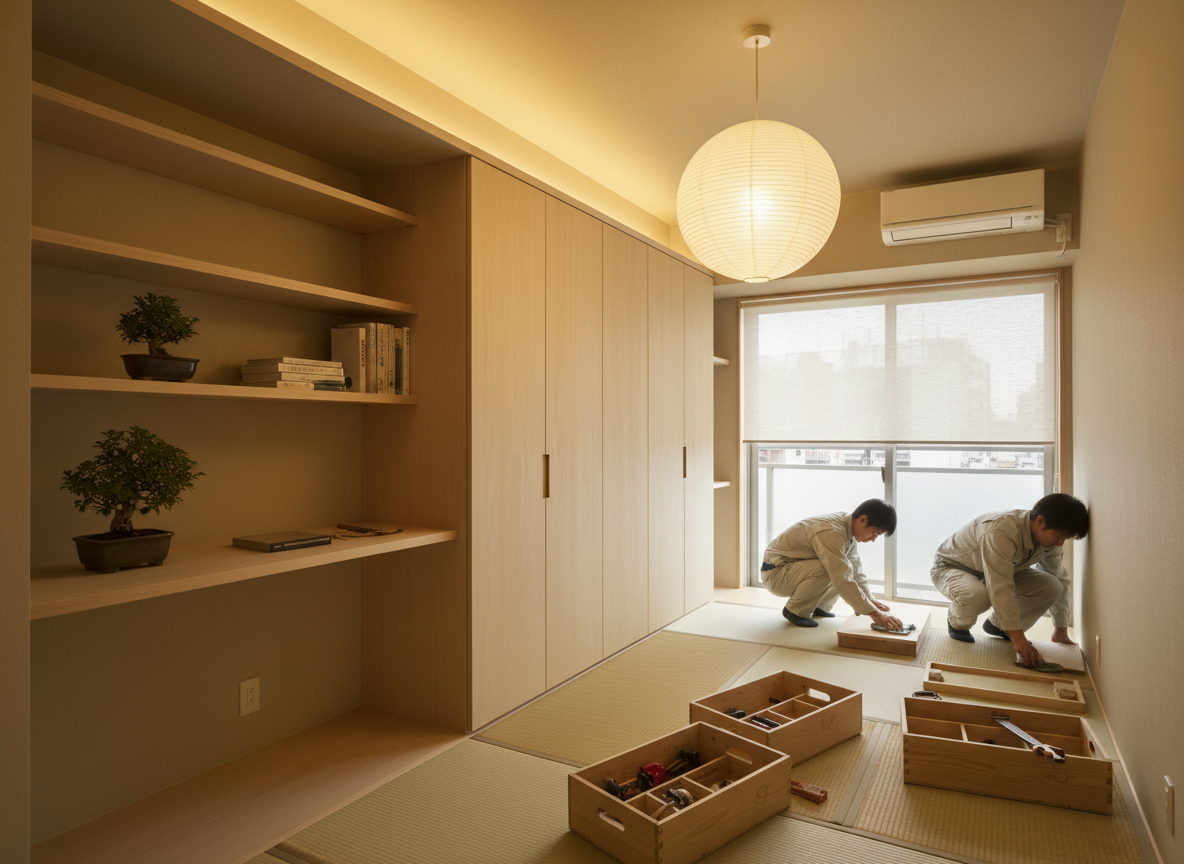 Thi Cong Noi That Chung Cu Phong Cach Nhat 02 1 Thi Cong Noi That Chung Cu Phong Cach Nhat 02