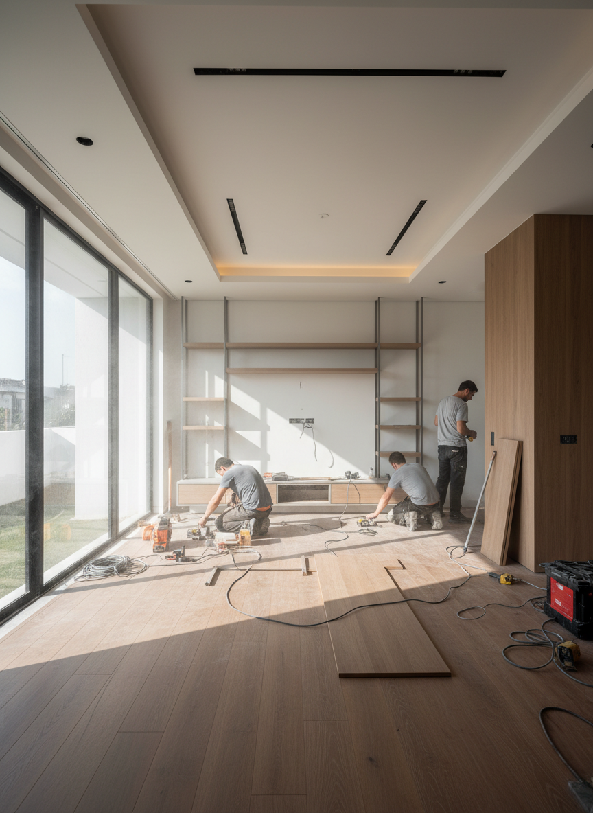 Thi Cong Noi That Khu Sinh Hoat Chung 03