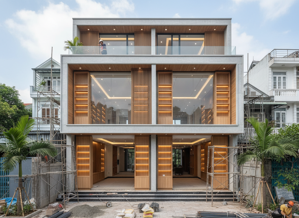 Thi Cong Noi That Nha Pho Binh Thanh 01