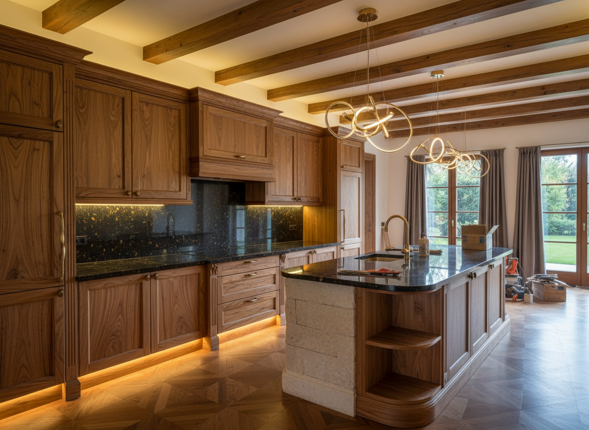 Thi Cong Noi That Phong Bep Biet Thu 03 Thi Cong Noi That Phong Bep Biet Thu 03