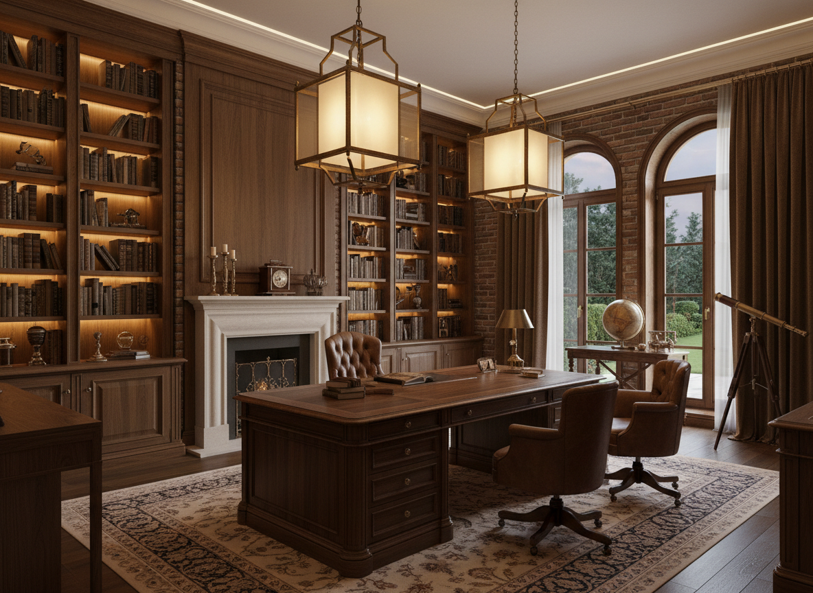 Thi Cong Noi That Phong Lam Viec Biet Thu 03