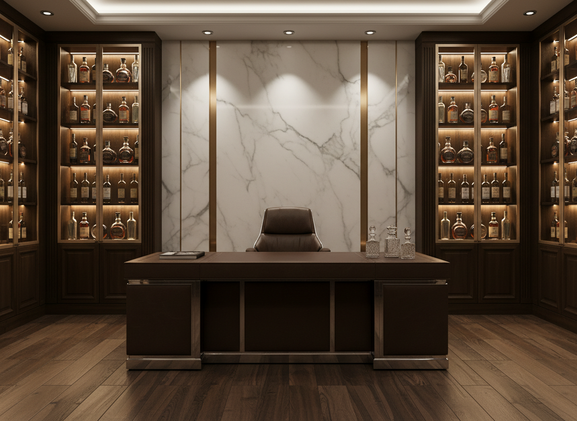 Thi Cong Noi That Phong Lam Viec Biet Thu 05