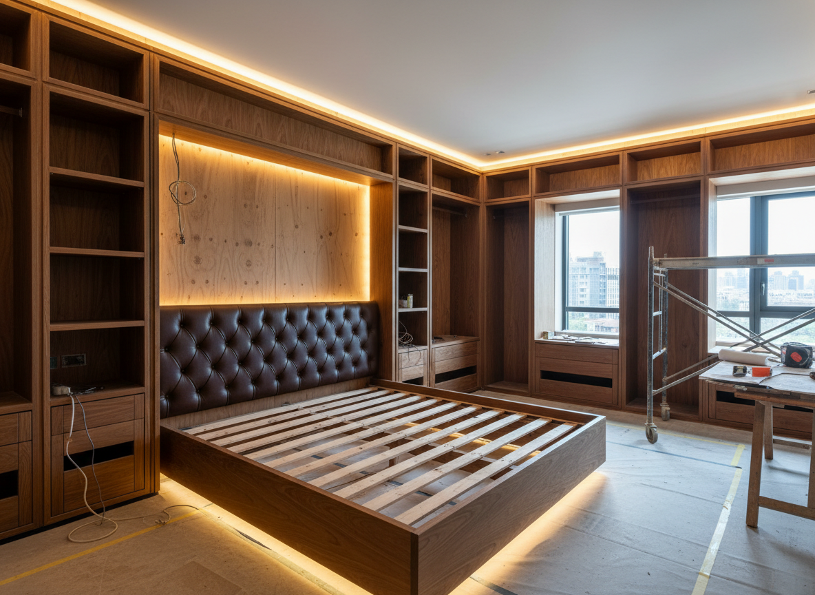 Thi Cong Noi That Phong Ngu Nha Pho