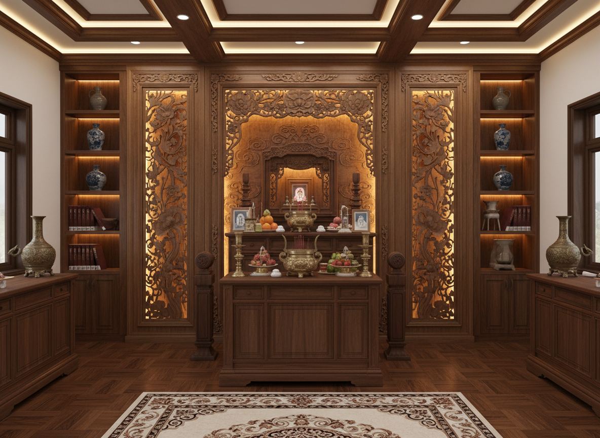 Thi Cong Noi That Phong Tho Biet Thu 03 Thi Cong Noi That Phong Tho Biet Thu 03