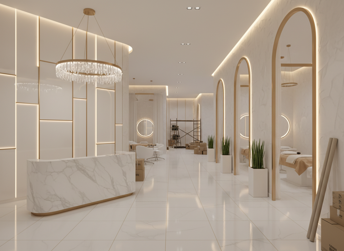 Thi Cong Noi That Spa Tham My Vien 01 Thi Cong Noi That Spa Tham My Vien 01