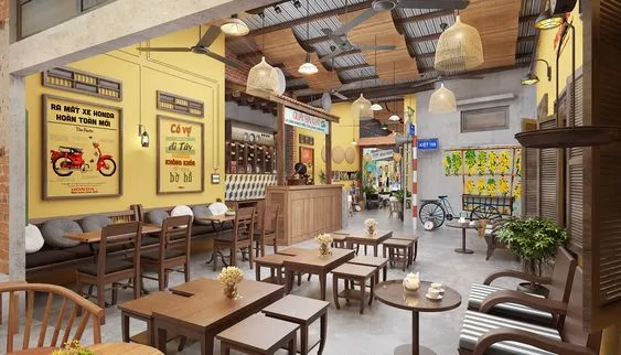 Thi Công Quán Ăn 7 Bí Quyết Tạo Dựng Thương Hiệu 11 Những mẫu thi công quán ăn đẹp và chuyên nghiệp