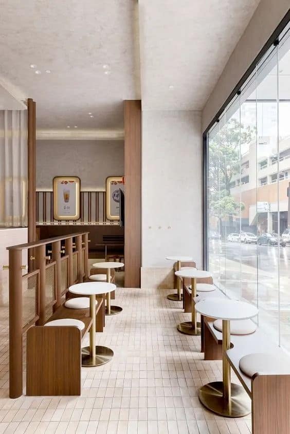 Mẫu thi công quán cafe hiện đại
