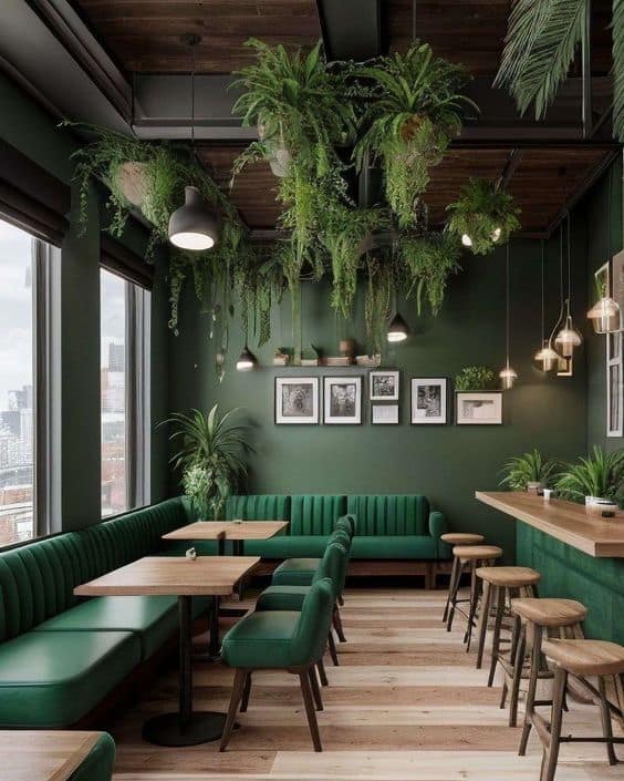 Mẫu thi công quán cafe hiện đại