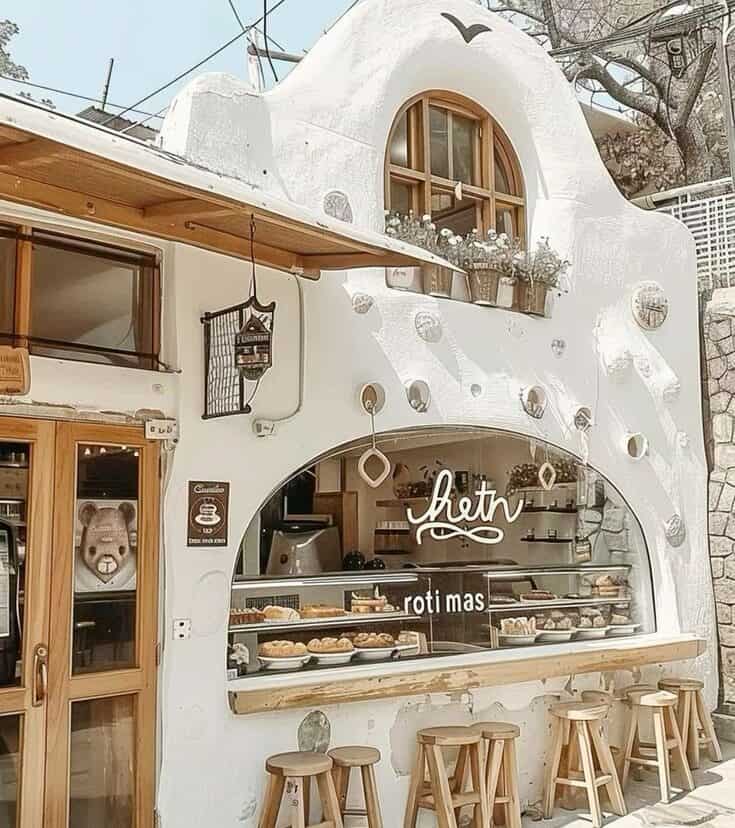 Thi công quán cafe đường phố hiện đại và đẹp