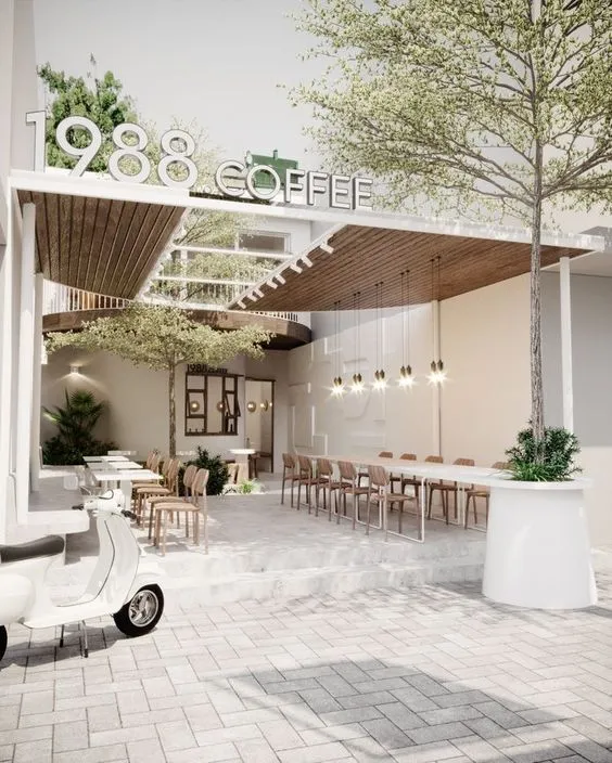 Thi Công Quán Cafe Hiện Đại Thiết Kế Không Gian Cafe Ấn Tượng 4 Những mẫu thi công quán cafe hiện đại