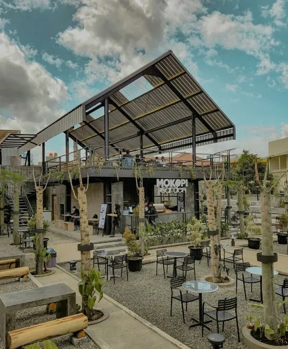 Thi Công Quán Cafe Ngoài Trời 9 Bước Đơn Giản 2 Thi công quán cafe ngoài trời đep hiện nay