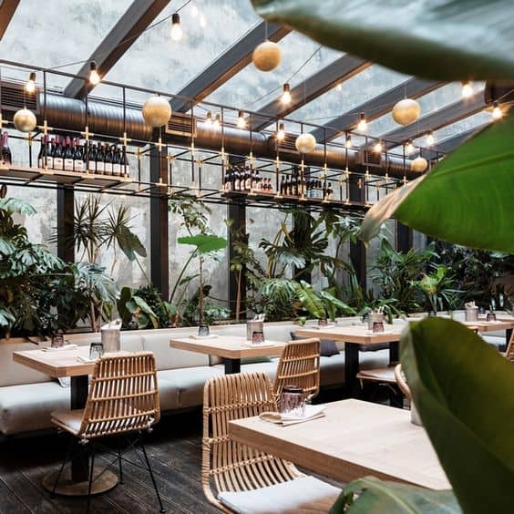 Mẫu thi công quán cafe ngoài trời trọn gói