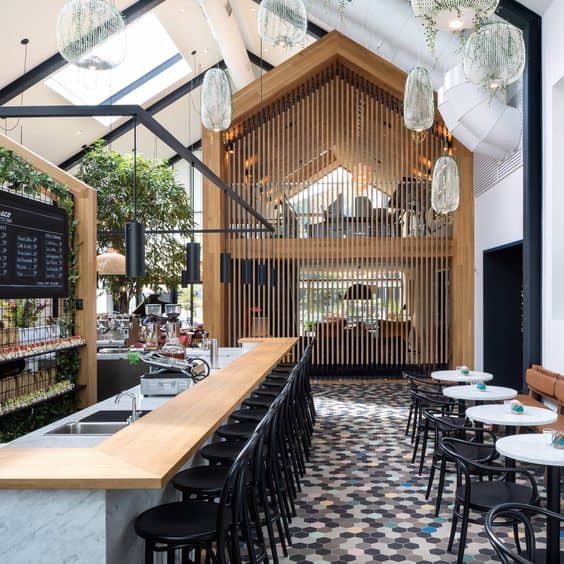 Mẫu thi công quán cafe ngoài trời đẹp