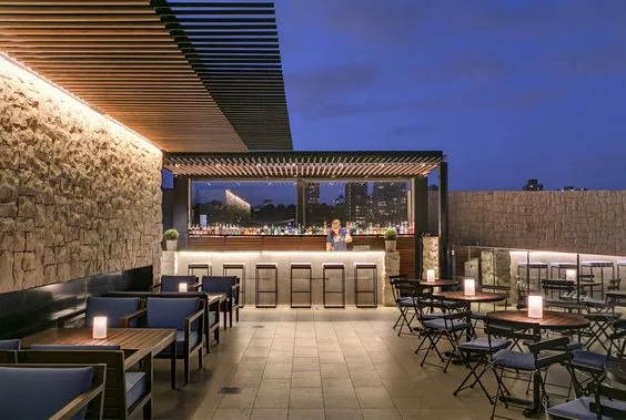 Thi Công Quán Cafe Sân Thượng Mẫu Thiết Kế Hiện Đại, Sang Trọng 7 Mẫu thi công quán cafe sân thượng đẹp và hiện đại