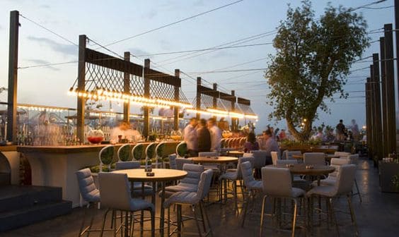 Những mẫu thi công quán cafe sân thượng đẹp