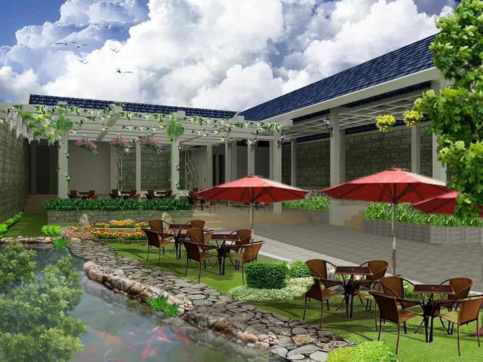 Hình ảnh quán cafe sân vườn 6