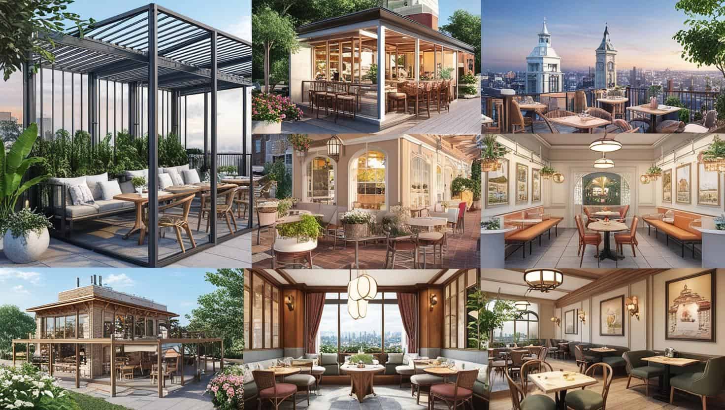 thi công quán cafe sân vườn (3) thi công quán cafe sân vườn (3)