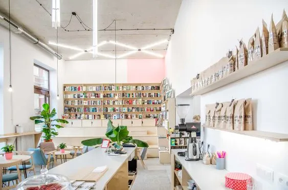 Thi Công Quán Cafe và Sách 9 Ý Tưởng Sản Xuất Độc Đáo 2 Mẫu thi công quán cafe và sách đẹp hiện nay