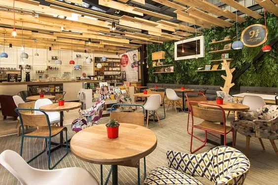 Thi Công Quán Cafe và Sách 9 Ý Tưởng Sản Xuất Độc Đáo 7 Những mẫu thi công quán cafe và sách đẹp tuyệt vời