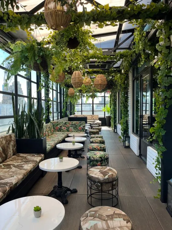 Thi công quán cafe xanh mát đầy sức sống 7 Thi công quán cafe xanh chuyên nghiệp