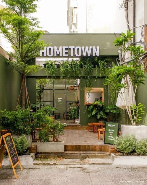 Thi công quán cafe xanh mát đầy sức sống 8 Thi công quán cafe xanh uy tín & chuyên nghiệp