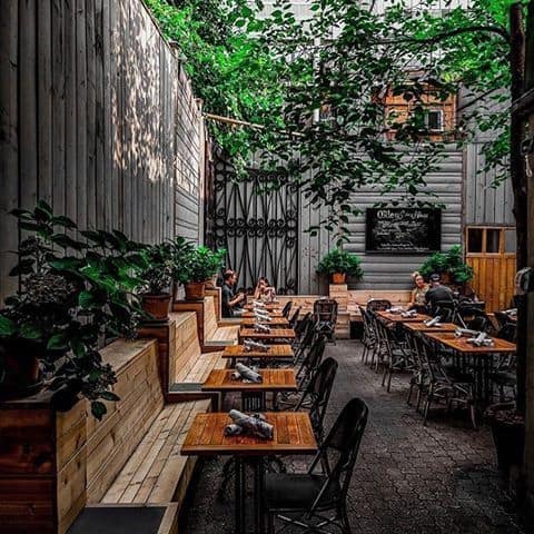 Mẫu thi công quán cafe xanh tại TPHCM