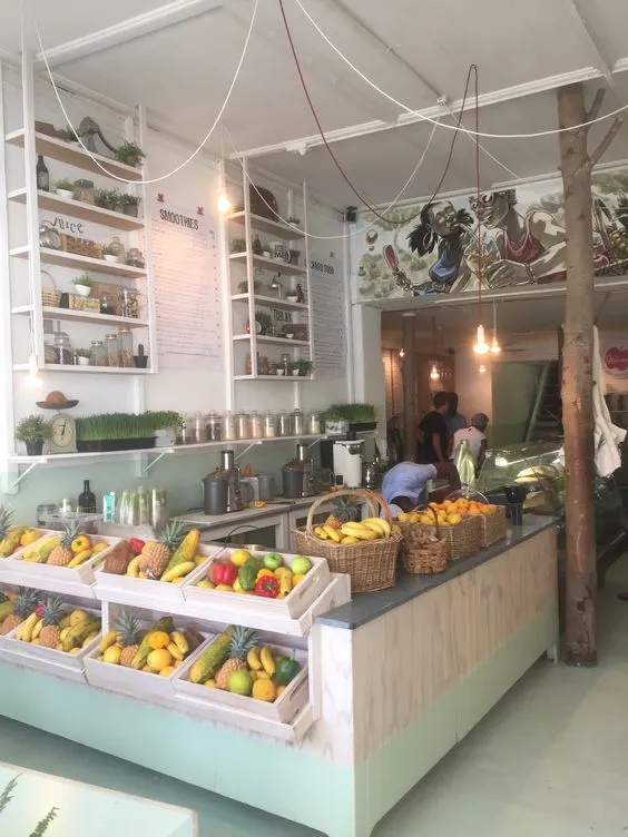 Thi Công Quán Nước Ép Trái Cây 8 Ý Tưởng Trang Trí Độc Đáo và Ấn Tượng 7 Thi công quán nước ép trái cây thu hút khách hàng
