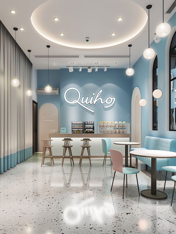 Thi Công Quán Trà Sữa Đẹp Mắt Liên Hệ Ngay 0906.157.879 Để Được Tư Vấn! 11 Mẫu thi công quán trà sữa hiện đại, đẳng cấp