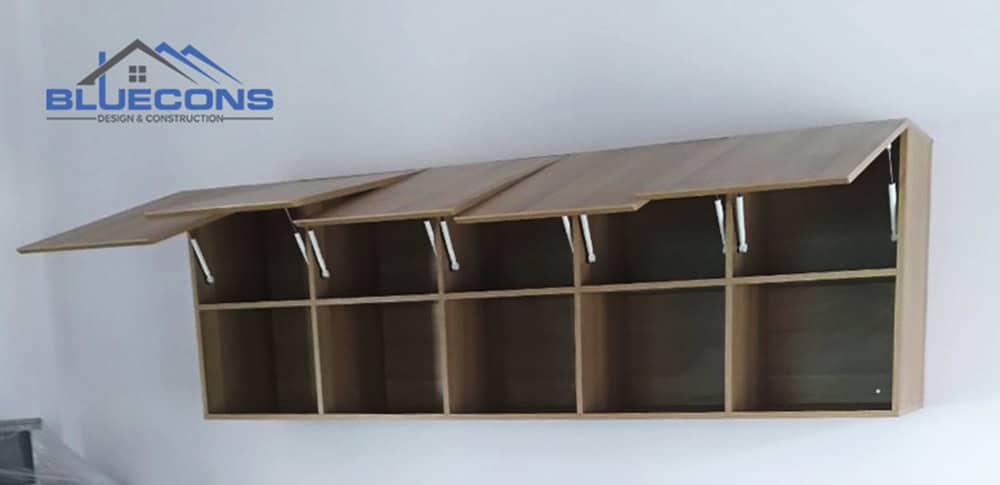 Thi công quầy lễ tân chữ L đẹp hiện đại