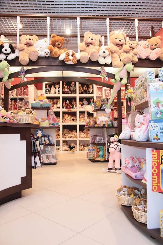 Mẫu thi công shop đồ chơi trẻ em đẹp hiện nay