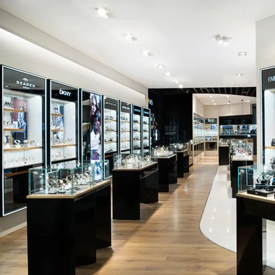 Thi Công Shop Đồng Hồ Thiết Kế Chuyên Nghiệp 2 Mẫu thi công shop đồng hồ sang trọng
