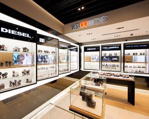 Thi công shop đồng hồ trọn gói giá rẻ