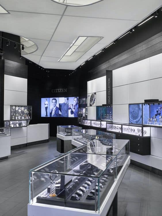Thi công shop đồng hồ chuyên nghiệp và ấn tượng