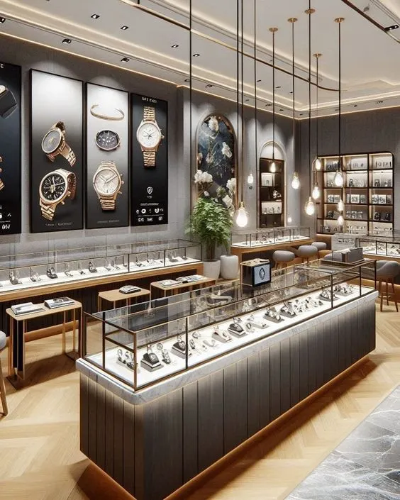 Thi công shop đồng hồ cao cấp hiện nay