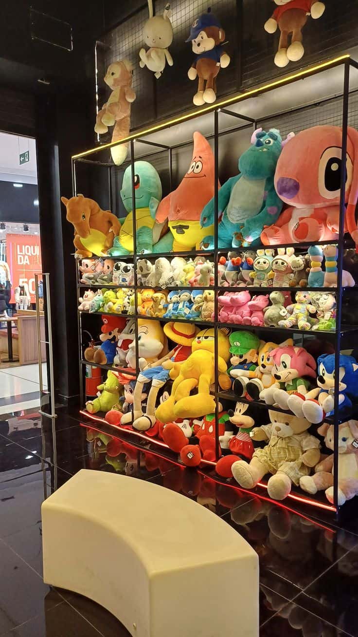 Những mẫu thi công shop gấu bông đẹp