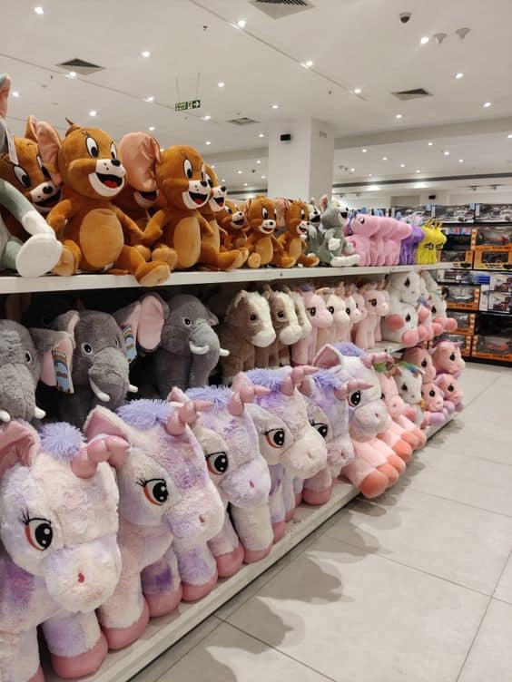 Thi công shop gấu bông đẹp