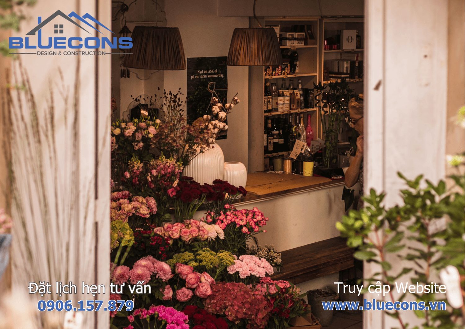 Thi công shop giá rẻ nhất TPHCM
