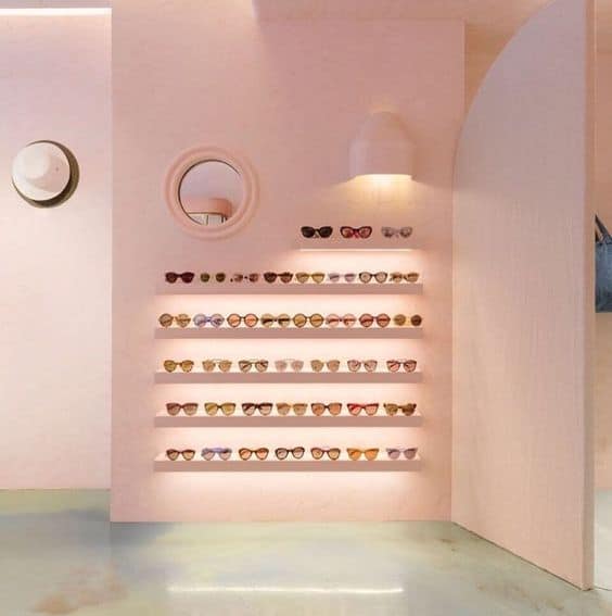 Thi công shop kính mắt trọn gói giá rẻ tại TPHCM