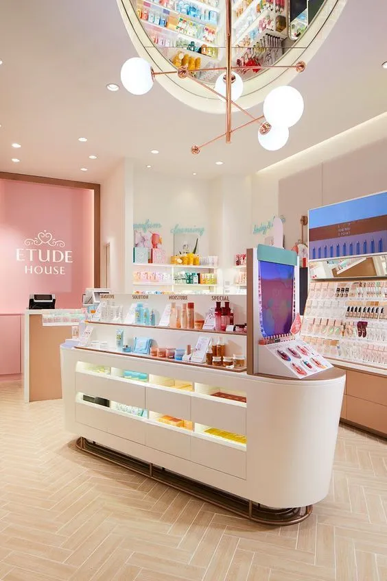Thi Công Shop Mỹ Phẩm Cao Cấp 9 Mẫu Nội Thất Sang Trọng 6 Mẫu thi công shop mỹ phẩm cao cấp hiện nay