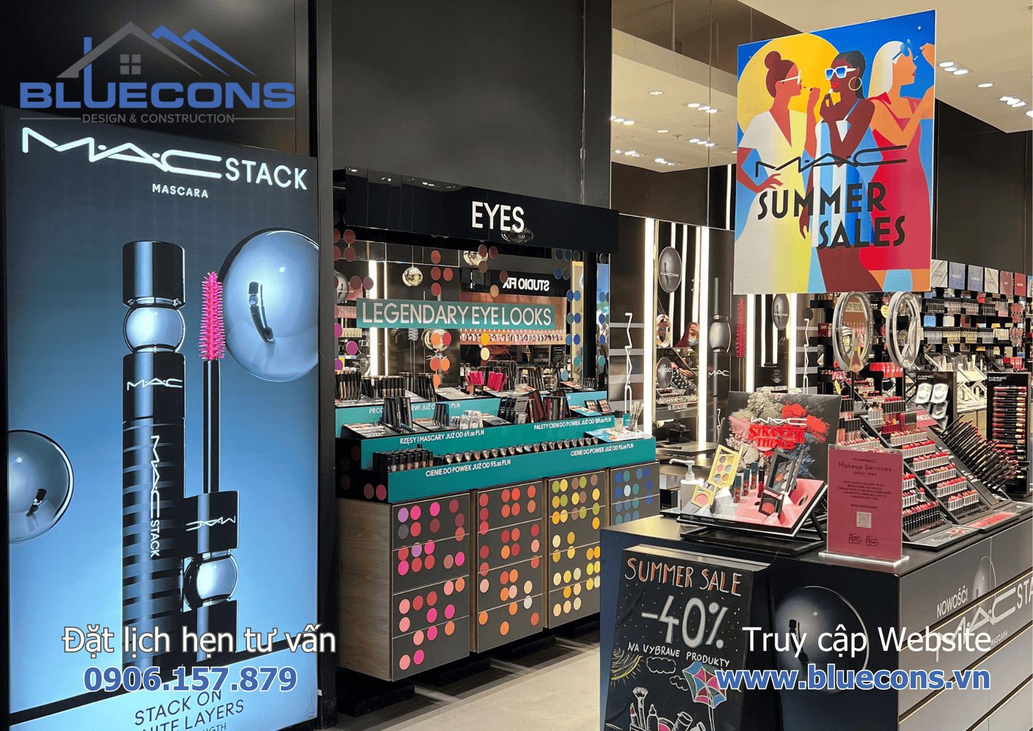 Thi công shop giá rẻ nhất TPHCM
