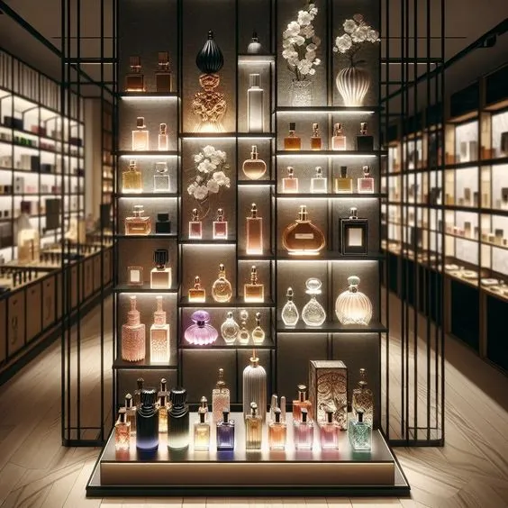 Thi Công Shop Nước Hoa Trọn Gói Và Chuyên Nghiệp 2 Thi công shop nước hoa đẹp và hiện đại