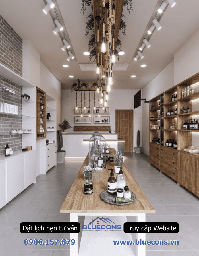 Thi công shop nước hoa đẹp không thể bỏ qua